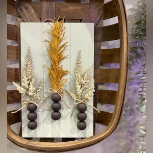 Rustic Floral Wall Art Decor